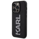 Karl Lagerfeld KLHCP15X3DMBKCK iPhone 15 Pro Max 6.7" czarny/black hardcase 3D Rubber Glitter Logo