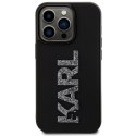 Karl Lagerfeld KLHCP15X3DMBKCK iPhone 15 Pro Max 6.7" czarny/black hardcase 3D Rubber Glitter Logo