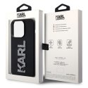 Karl Lagerfeld KLHCP15X3DMBKCK iPhone 15 Pro Max 6.7" czarny/black hardcase 3D Rubber Glitter Logo