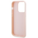 Karl Lagerfeld KLHCP15X3DMBKCP iPhone 15 Pro Max 6.7" różowy/pink hardcase 3D Rubber Glitter Logo