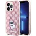 Karl Lagerfeld KLHCP15XHNCMKLP iPhone 15 Pro Max 6.7" różowy/pink hardcase Monogram Choupette