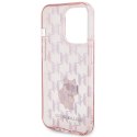 Karl Lagerfeld KLHCP15XHNCMKLP iPhone 15 Pro Max 6.7" różowy/pink hardcase Monogram Choupette