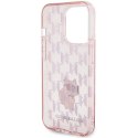 Karl Lagerfeld KLHCP15LHNCMKLP iPhone 15 Pro 6.1" różowy/pink hardcase Monogram Choupette