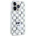 Karl Lagerfeld KLHCP15LHNCMKLT iPhone 15 Pro 6.1" transparent hardcase Monogram Choupette