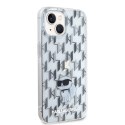 Karl Lagerfeld KLHCP15SHNCMKLT iPhone 15 6.1" transparent hardcase Monogram Choupette