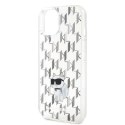 Karl Lagerfeld KLHCP15SHNCMKLT iPhone 15 6.1" transparent hardcase Monogram Choupette