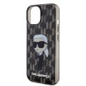 Karl Lagerfeld KLHCP15SHNKMKLK iPhone 15 6.1" transparent hardcase Monogram Ikonik