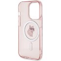 Karl Lagerfeld KLHMP15XHFCCNOP iPhone 15 Pro Max 6.7" różowy/pink hardcase IML Choupette MagSafe