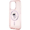 Karl Lagerfeld KLHMP15LHFCCNOP iPhone 15 Pro 6.1" różowy/pink hardcase IML Choupette MagSafe