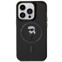 Karl Lagerfeld KLHMP15LHFCKNOK iPhone 15 Pro 6.1" czarny/black hardcase IML Ikonik MagSafe