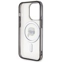 Karl Lagerfeld KLHMP15LHKHNOTK iPhone 15 Pro 6.1" transparent hardcase IML Karl`s Head MagSafe