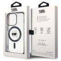 Karl Lagerfeld KLHMP15LHKHNOTK iPhone 15 Pro 6.1" transparent hardcase IML Karl`s Head MagSafe