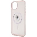 Karl Lagerfeld KLHMP15MHFCCNOP iPhone 15 Plus 6.7" różowy/pink hardcase IML Choupette MagSafe