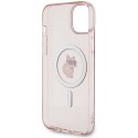 Karl Lagerfeld KLHMP15MHFCCNOP iPhone 15 Plus 6.7" różowy/pink hardcase IML Choupette MagSafe