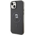 Karl Lagerfeld KLHMP15MHFCKNOK iPhone 15 Plus 6.7" czarny/black hardcase IML Ikonik MagSafe