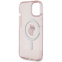 Karl Lagerfeld KLHMP15SHFCCNOP iPhone 15 6.1" różowy/pink hardcase IML Choupette MagSafe