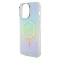 Guess GUHMP15XHITSQ iPhone 15 Pro Max turkusowy/turquoise hardcase IML Iridescent MagSafe