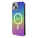 Guess GUHMP15MHITSK iPhone 15 Plus 6.7" wielokolorowy/rainbow hardcase IML Iridescent MagSafe