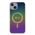 Guess GUHMP15MHITSK iPhone 15 Plus 6.7" wielokolorowy/rainbow hardcase IML Iridescent MagSafe