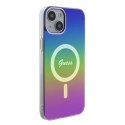 Guess GUHMP15MHITSK iPhone 15 Plus 6.7" wielokolorowy/rainbow hardcase IML Iridescent MagSafe