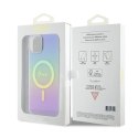 Guess GUHMP15SHITSU iPhone 15 6.1" fioletowy/purple hardcase IML Iridescent MagSafe