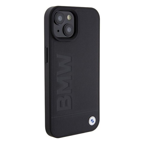 BMW BMHMP15SSLLBK iPhone 15 6.1" czarny/black Magsafe hardcase Signature Logo Imprint