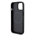 Ferrari FEHMP15SPTEK iPhone 15 / 14 / 13 6.1" czarny/black hardcase Carbon Metal Logo MagSafe