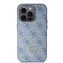 Guess GUHCP14XP4TDSCPB iPhone 14 Pro Max 6.7" niebieski/blue hardcase Crossbody 4G Metal Logo