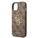 Guess GUHCP15M4GMGBR iPhone 15 Plus 6.7" brązowy/brown hardcase 4G Big Metal Logo