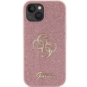 Guess GUHCP15MHG4SGP iPhone 15 Plus 6.7" różowy/pink hardcase Glitter Script Big 4G