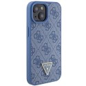 Guess GUHCP15SP4TDSCPB iPhone 15 6.1" niebieski/blue hardcase Crossbody 4G Metal Logo