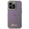 Guess GUHCP15XHDECMP iPhone 15 Pro Max 6.7" różowy/pink hardcase IML Faceted Mirror Disco Iridescent