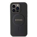 Guess GUHMP15XPSAHMCK iPhone 15 Pro Max 6.7" czarny/black hardcase Saffiano MagSafe