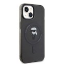 Karl Lagerfeld KLHMP15SHFCKNOK iPhone 15 6.1" czarny/black hardcase IML Ikonik MagSafe