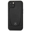 Mercedes MEHCP15SARMBK iPhone 15 6.1" czarny/black hardcase Leather Urban