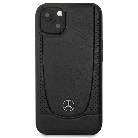 Mercedes MEHCP15SARMBK iPhone 15 6.1" czarny/black hardcase Leather Urban