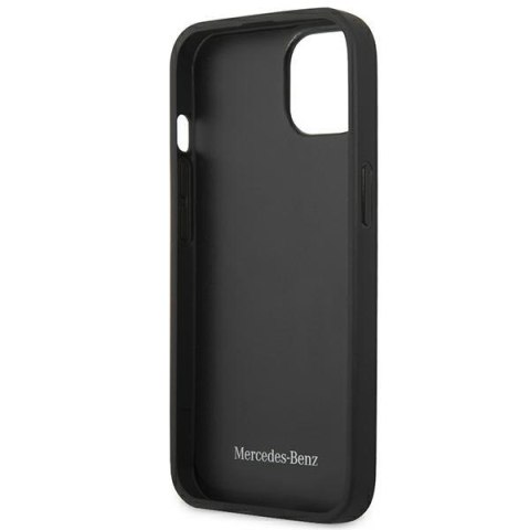 Mercedes MEHCP15SARMBK iPhone 15 6.1" czarny/black hardcase Leather Urban