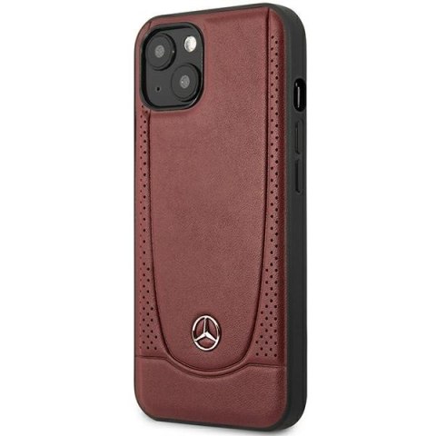Mercedes MEHCP15SARMRE iPhone 15 6.1" czerwony/red hardcase Leather Urban Bengale