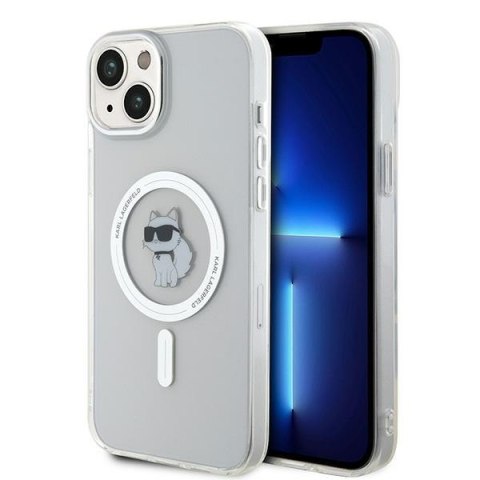 Karl Lagerfeld nakładka do iPhone 15 Plus 6,7" KLHMP15MHFCCNOT transparentna HC Magsafe IML C