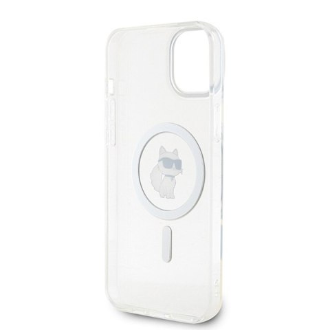 Karl Lagerfeld nakładka do iPhone 15 Plus 6,7" KLHMP15MHFCCNOT transparentna HC Magsafe IML C
