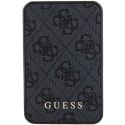 Guess Powerbank 15W GUPB5LP4GEGK 5000mAh czarny/black 4G Leather Metal Logo