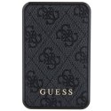 Guess Powerbank 18W GUPB10DP4GEGK 10000mAh czarny/black 4G Leather Metal Logo