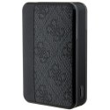 Guess Powerbank 18W GUPB10DP4GEGK 10000mAh czarny/black 4G Leather Metal Logo