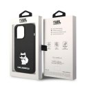 Karl Lagerfeld nakładka do iPhone 14 Pro Max 6,7" KLHCP14XSNCHBCK czarna hardcase Silicone Choupette