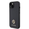 Guess GUHCP15MPS4DGPK iPhone 15 Plus 6.7" czarny/black hardcase Strass Metal Logo