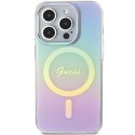 Guess GUHMP15XHITSU iPhone 15 Pro Max 6.7" fioletowy/purple hardcase IML Iridescent MagSafe