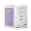 Guess GUHMP15XPSAHMCU iPhone 15 Pro Max 6.7" fioletowy/purple hardcase Saffiano MagSafe