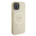 Guess GUHMP15SPSAHMCB iPhone 15 6.1" złoty/gold hardcase Saffiano MagSafe