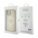 Guess GUHMP15SPSAHMCB iPhone 15 6.1" złoty/gold hardcase Saffiano MagSafe