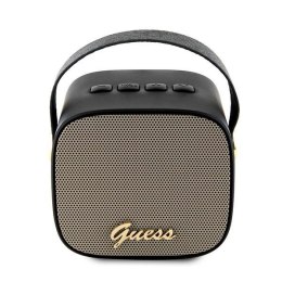 Guess głośnik Bluetooth GUWSB2P4SMK Speaker mini czarny/black 4G Leather Script Logo with Strap